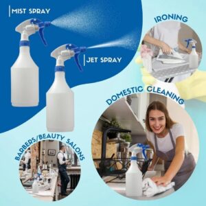 Trigger Spray Bottles 750ML Large Commercial For Cleaning, Home Use, Gardening