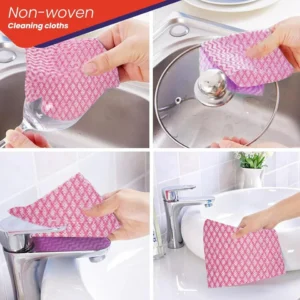 50-300pk All Purpose Cleaning Cloths | Red Home Kitchen Hygienic Wipes J Type